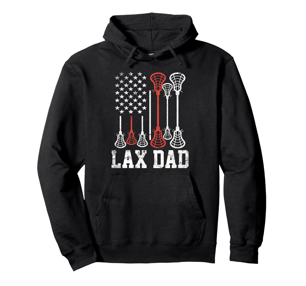 Lacrosse Dad Lax Dad Lacrosse Legend Hoodie - Minimalist Print Unisex - T-Shirt, Sweatshirt, Hoodie