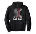 Lacrosse Dad Lax Dad Lacrosse Legend Hoodie - Minimalist Print Unisex - T-Shirt, Sweatshirt, Hoodie