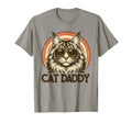 Cat Daddy Maine Coon Cat Fathers Day Cat T-Shirt - Custom Art Print Unisex - T-Shirt, Sweatshirt, Hoodie
