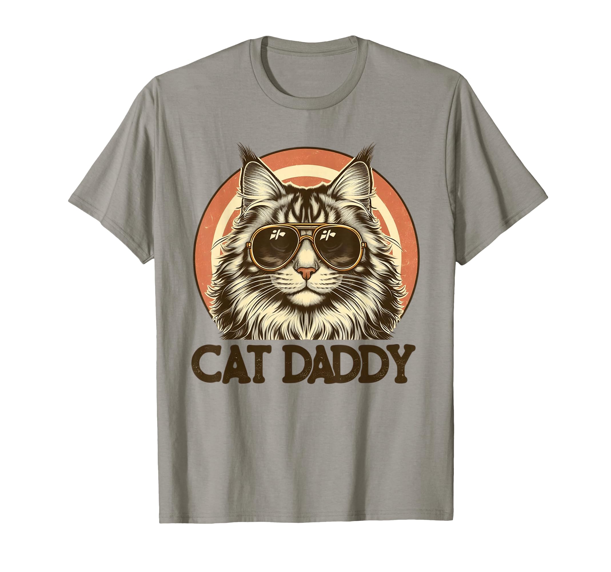 Cat Daddy Maine Coon Cat Fathers Day Cat T-Shirt - Custom Art Print Unisex - T-Shirt, Sweatshirt, Hoodie