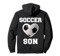 Soccer Son Family Matching Sport Hoodie - Fun Novelty Design for Adults - T-Shirt, Sweatshirt, Hoodie