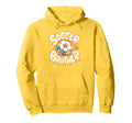 Soccer Brother Sketch Ball Hoodie - Aesthetic Graphic Men Women - T-Shirt, Sweatshirt, Hoodie