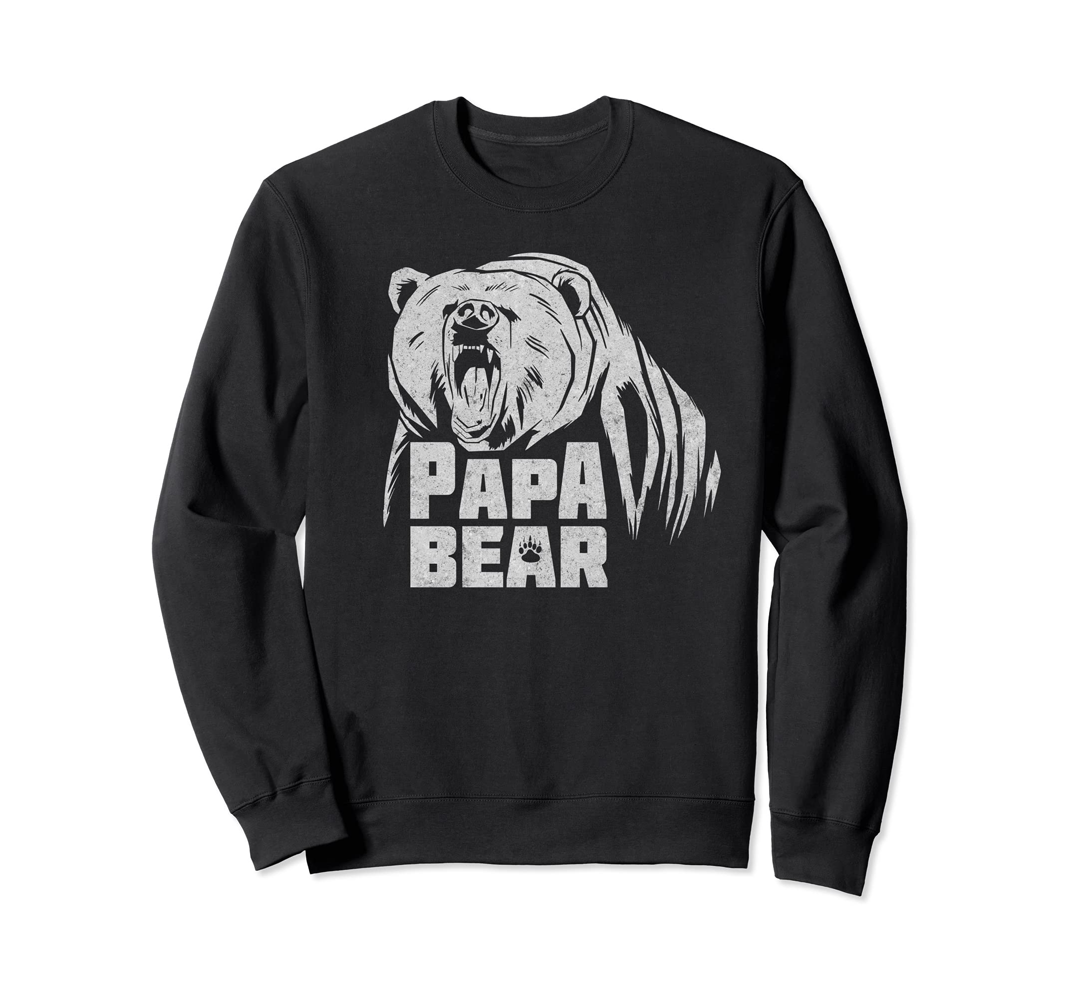Papa Bear Daddy Father Roaring Sweatshirt - Graphic Print Men Women - T-Shirt, Sweatshirt, Hoodie