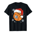 Nba San Antonio Spurs Santa Hat Ball T-Shirt - Aesthetic Graphic for Adults - T-Shirt, Sweatshirt, Hoodie