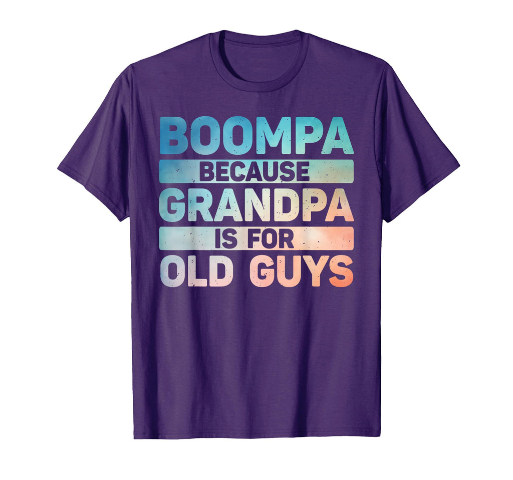 Boompa Grandpa From Grandkids Fathers Day T-Shirt - Unique Graphic Unisex - T-Shirt, Sweatshirt, Hoodie