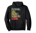 Husband Dad Rocket Scientist Legend Hoodie - Aesthetic Graphic for Adults - T-Shirt, Sweatshirt, Hoodie