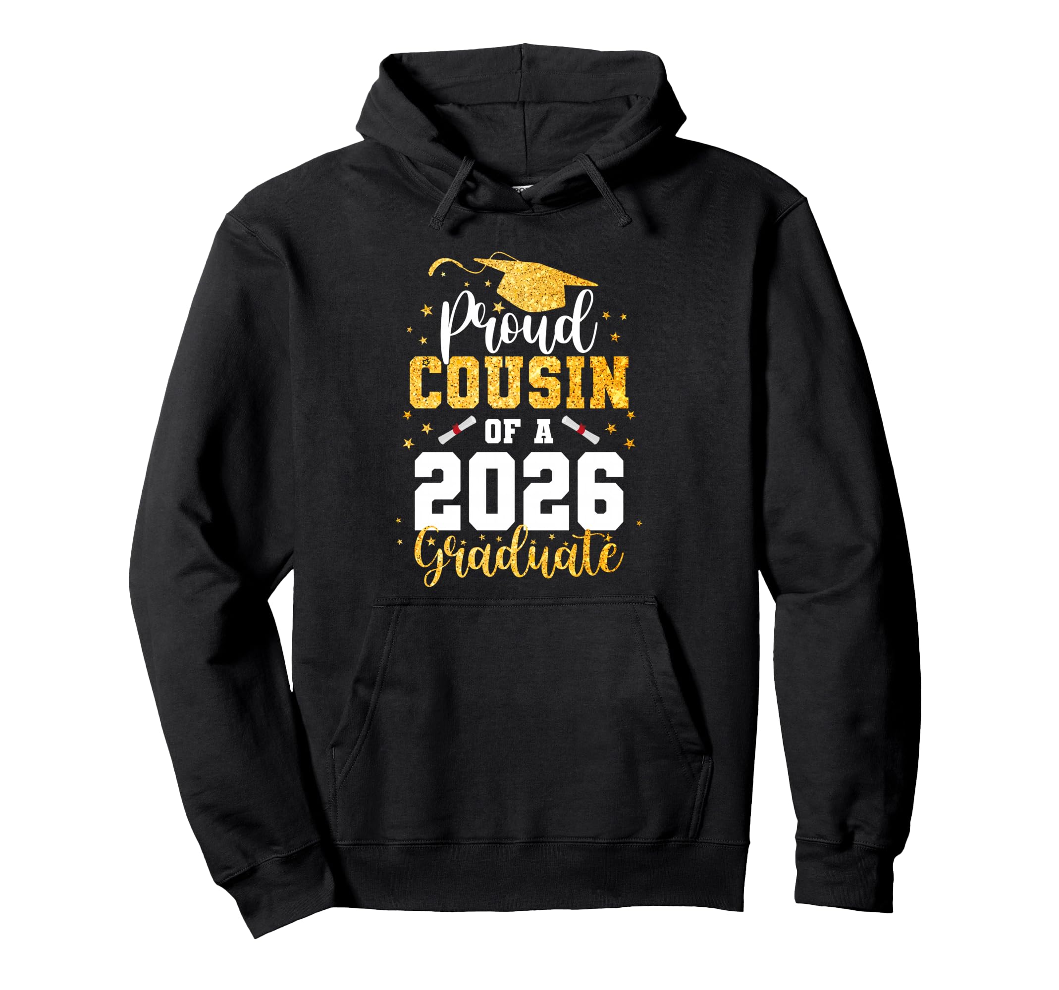 Proud Cousin Class 2026 Graduate Hoodie - Minimalist Print Unisex - T-Shirt, Sweatshirt, Hoodie