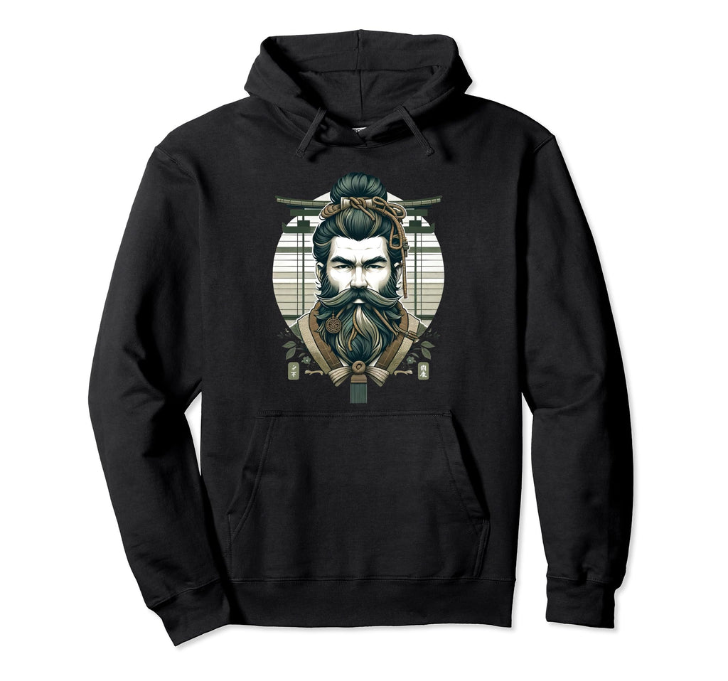 Japanese Bearded Dad Beard World Best Hoodie - Novelty Apparel Men Women - T-Shirt, Sweatshirt, Hoodie