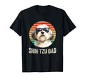Shih Tzu Dad Fathers Day Dog Lover Funny T-Shirt - Minimalist Print Unisex - T-Shirt, Sweatshirt, Hoodie
