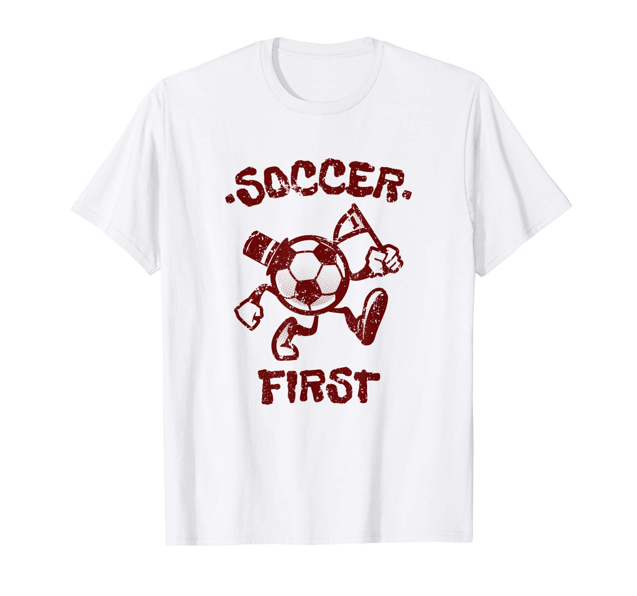 Soccer First Passionate Soccer T-Shirt - Novelty Apparel Unisex - T-Shirt, Sweatshirt, Hoodie