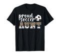 Proud Soccer Aunt Leopard Aunt Soccer T-Shirt - Aesthetic Graphic Unisex - T-Shirt, Sweatshirt, Hoodie