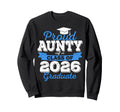 Super Proud Aunty 2026 Graduate Sweatshirt - Graphic Print Men Women - T-Shirt, Sweatshirt, Hoodie