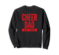 Red Cheer Cheerleader Dad Est 2024 T-Shirt - Minimalist Print Men Women - T-Shirt, Sweatshirt, Hoodie