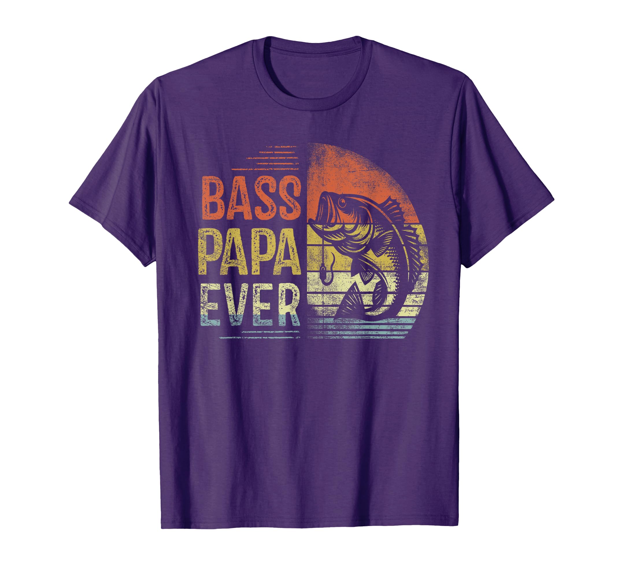 Bass Papa Ever Fishing Gifts Papa T-Shirt - Fun Novelty Design Unisex - T-Shirt, Sweatshirt, Hoodie