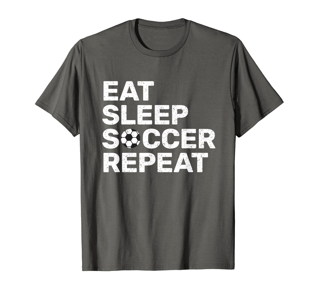 Eat Sleep Soccer Repeat Sport Player Gift T-Shirt - Custom Art Print Unisex - T-Shirt, Sweatshirt, Hoodie
