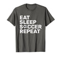 Eat Sleep Soccer Repeat Sport Player Gift T-Shirt - Custom Art Print Unisex - T-Shirt, Sweatshirt, Hoodie