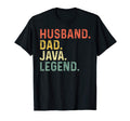 Mens Husband Dad Java Legend Funny Gift T-Shirt - Trendy Graphic Men Women - T-Shirt, Sweatshirt, Hoodie