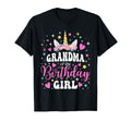 Unicorn Grandma Birthday Family T-Shirt - Novelty Apparel Men Women - T-Shirt, Sweatshirt, Hoodie