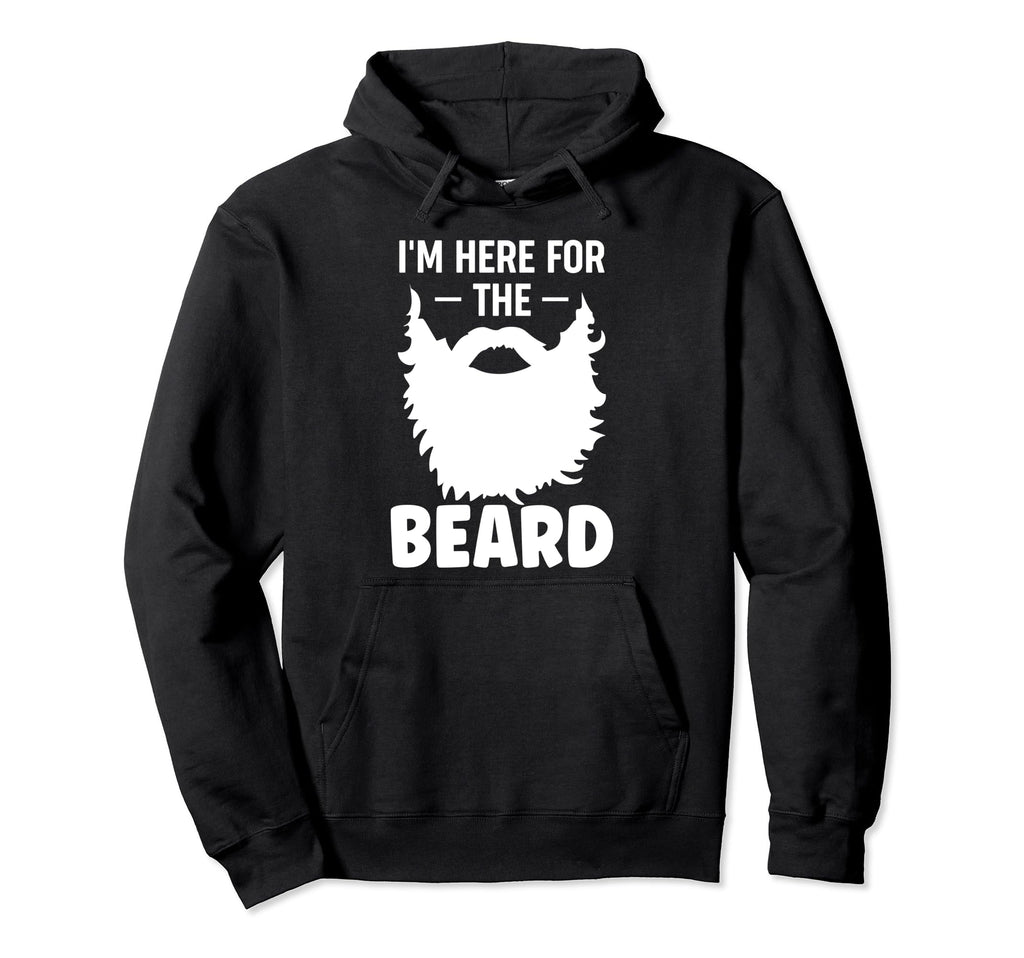 Mustache Beards Here Beard Hoodie - Streetwear Style for Adults - T-Shirt, Sweatshirt, Hoodie