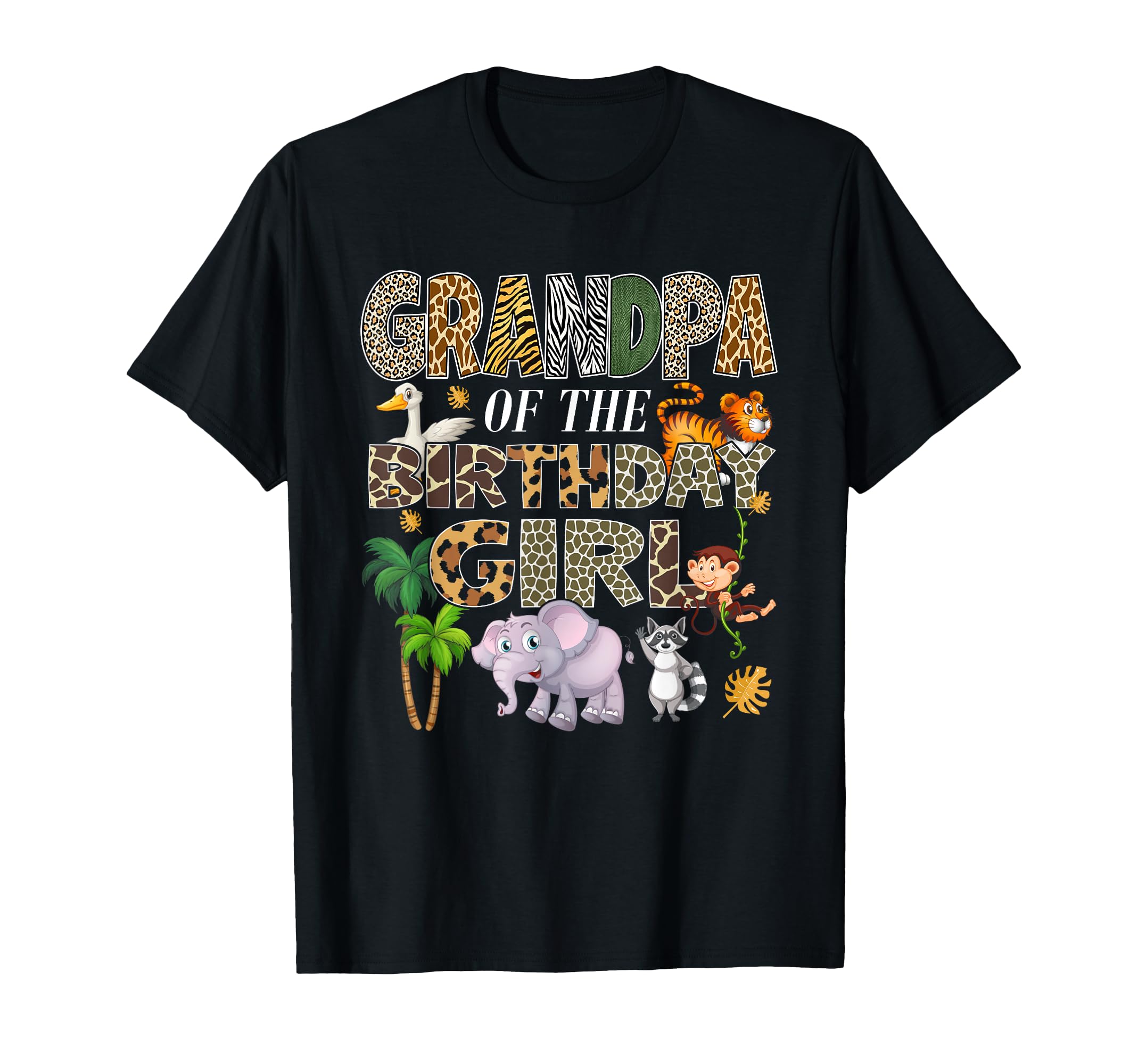 Wild Grandpa Birthday Zoo Safari T-Shirt - Casual Everyday Wear Men Women - T-Shirt, Sweatshirt, Hoodie