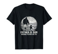Father And Son Baseball Matching Dad T-Shirt - Minimalist Print for Adults - T-Shirt, Sweatshirt, Hoodie