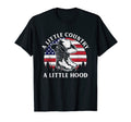 Little Country Little Hood Cowboy Hat T-Shirt - Minimalist Print Men Women - T-Shirt, Sweatshirt, Hoodie