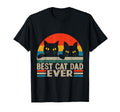 Best Cats Dad Ever Fathers Day Cat Lover T-Shirt - Aesthetic Graphic Unisex - T-Shirt, Sweatshirt, Hoodie