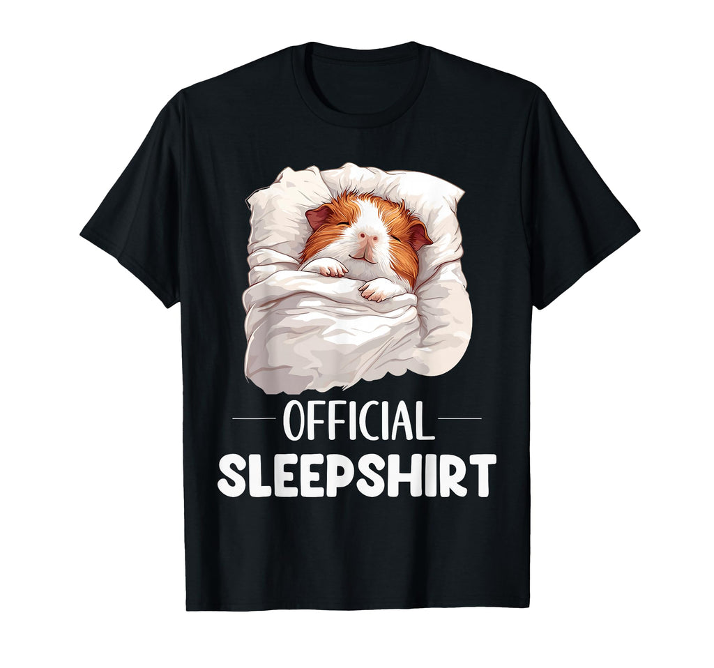 Sleepshirt Sleeping Guinea Pig T-Shirt - Casual Everyday Wear Men Women - T-Shirt, Sweatshirt, Hoodie