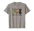 Funny Womens Peace Love Scottish T-Shirt - Custom Art Print Men Women - T-Shirt, Sweatshirt, Hoodie