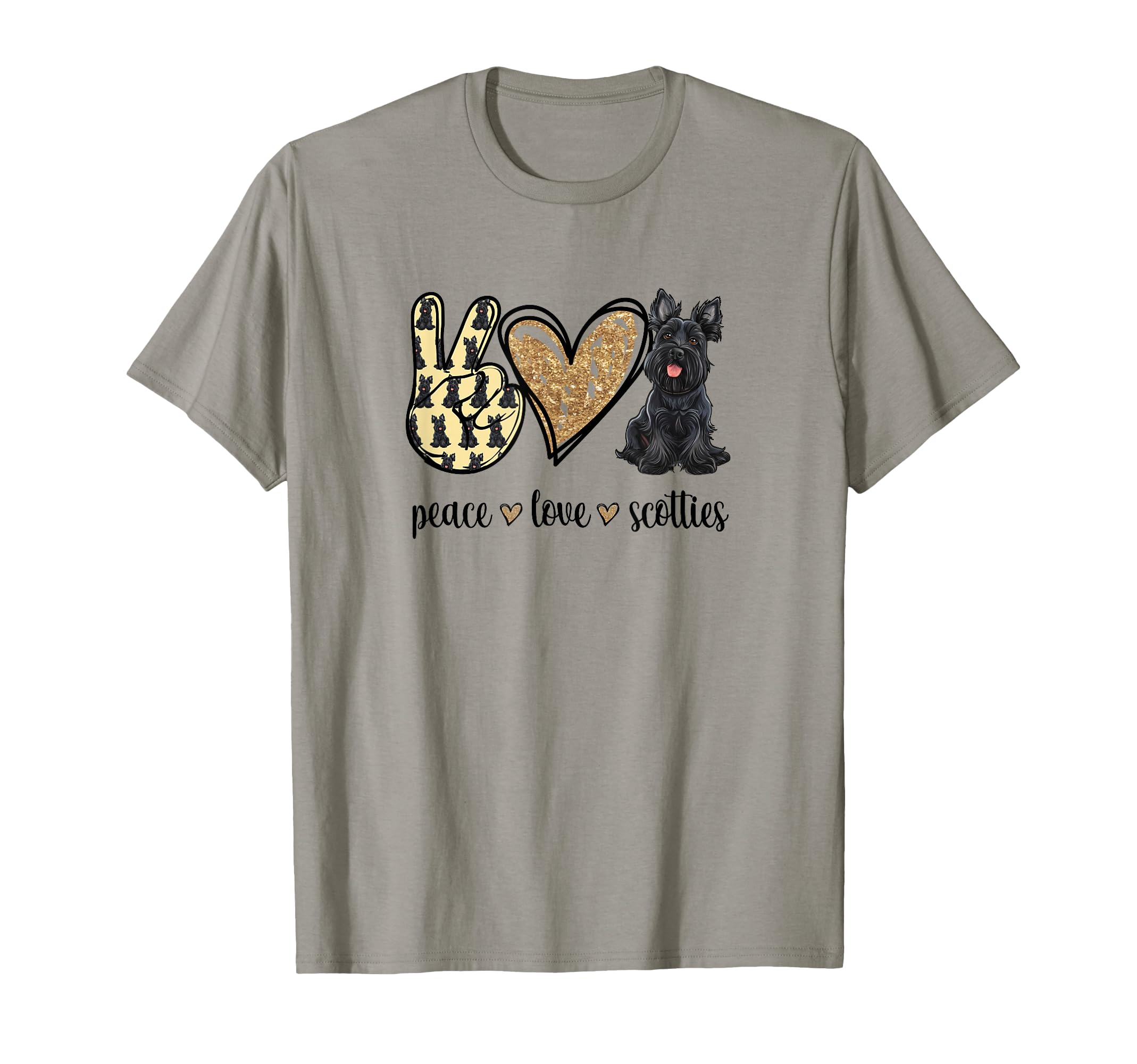 Funny Womens Peace Love Scottish T-Shirt - Custom Art Print Men Women - T-Shirt, Sweatshirt, Hoodie