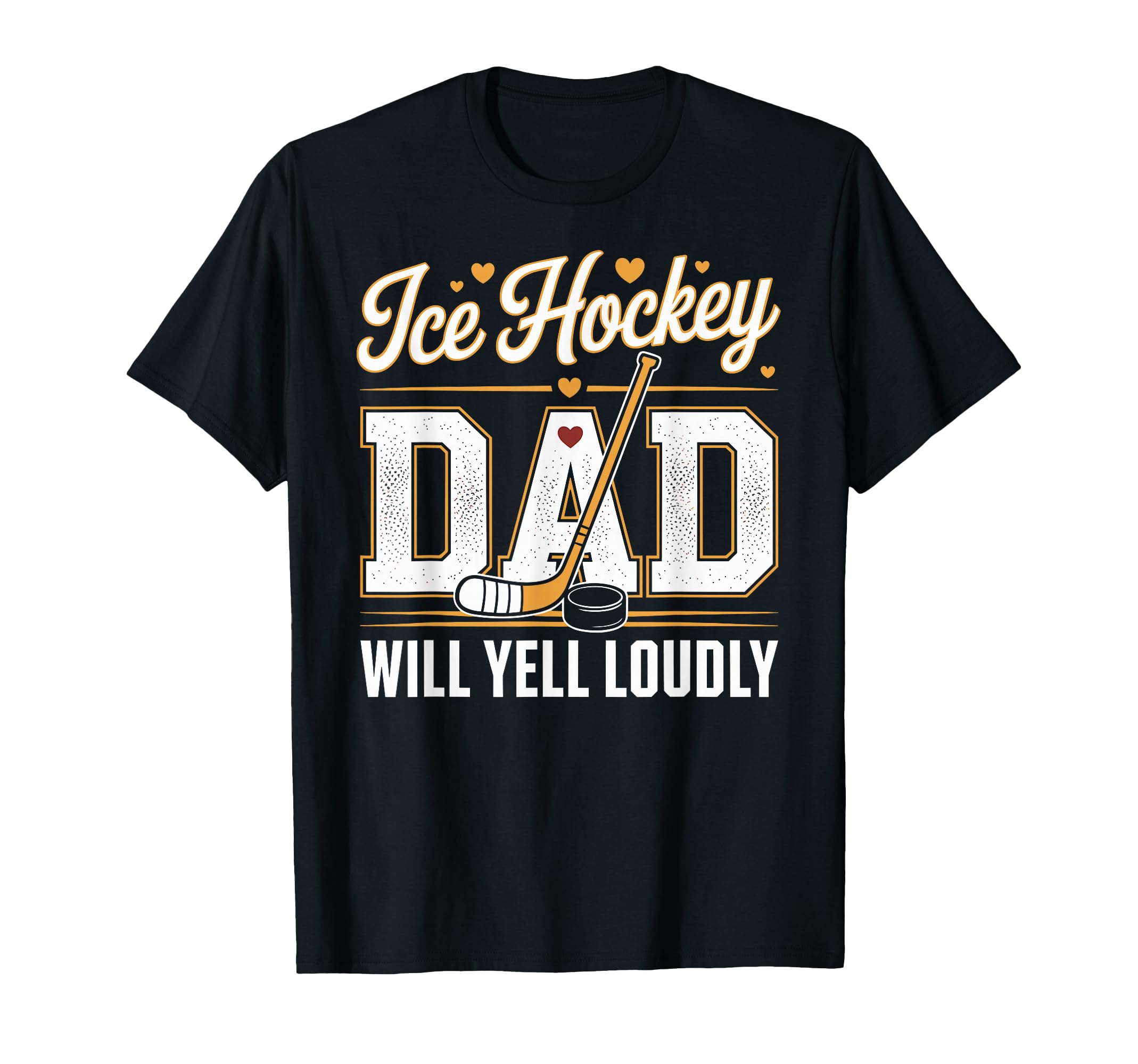 Ice Hockey Dad Fathers Day Hoodie - Trendy Graphic Men Women - T-Shirt, Sweatshirt, Hoodie
