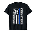 Proud Police Dad Police Officer Father T-Shirt - Custom Art Print Unisex - T-Shirt, Sweatshirt, Hoodie