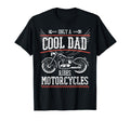 Fathers Day Dad Rides Motorcycles T-Shirt - Custom Art Print Men Women - T-Shirt, Sweatshirt, Hoodie