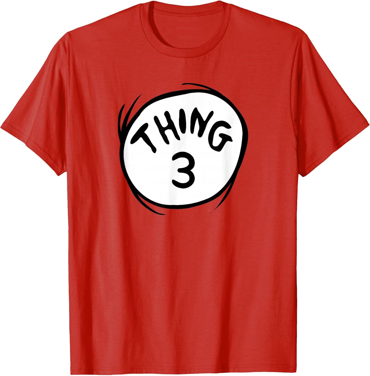 Thing 3 Emblem - Adult & Kids T-Shirts, Sweatshirts & Hoodies apparel design preview 1