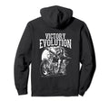 Funny Skull Ride Bike Evolution Army Hoodie - Novelty Apparel for Adults - T-Shirt, Sweatshirt, Hoodie