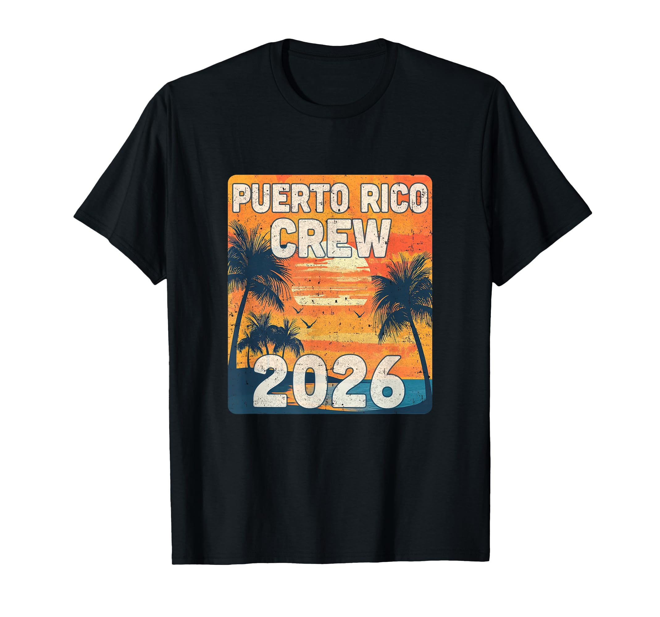 Puerto Rico Crew 2026 Vacation Matching T-Shirt - Custom Art Print Unisex - T-Shirt, Sweatshirt, Hoodie