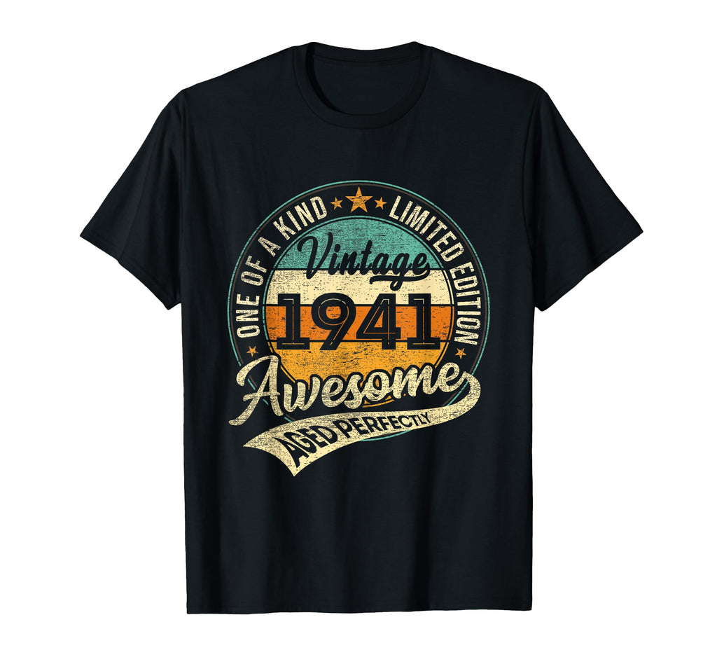 1941 85 Year Old Gifts 85Th Birthday T-Shirt - Minimalist Print for Adults - T-Shirt, Sweatshirt, Hoodie