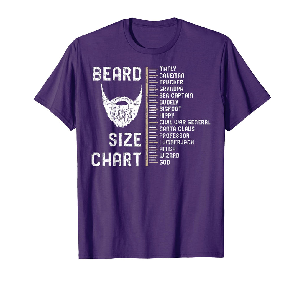 Beard Chart Funny Bearded Dad T-Shirt - Unique Graphic Men Women - T-Shirt, Sweatshirt, Hoodie