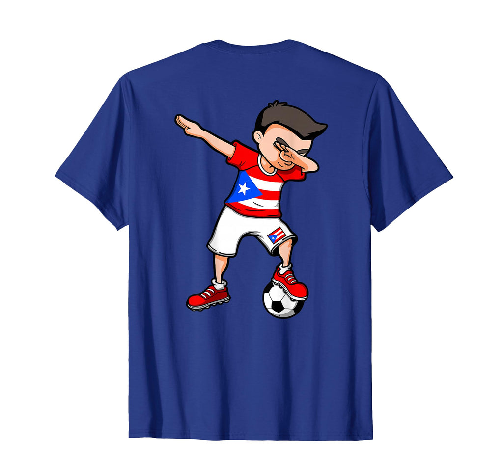 Dabbing Soccer Puerto Rico Lovers T-Shirt - Trendy Graphic for Adults - T-Shirt, Sweatshirt, Hoodie