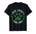 One Lucky Dog Dad Dog Dad St Patricks T-Shirt - Trendy Graphic Men Women - T-Shirt, Sweatshirt, Hoodie