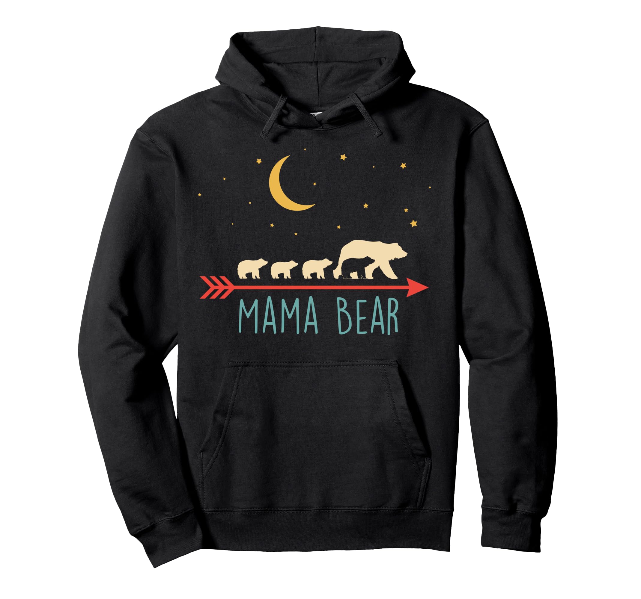 Mama Bear 4 Cubs Hoodie - Streetwear Style for Adults - T-Shirt, Sweatshirt, Hoodie