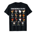 Chickens World Farm Animal Lover T-Shirt - Trendy Graphic Unisex - T-Shirt, Sweatshirt, Hoodie
