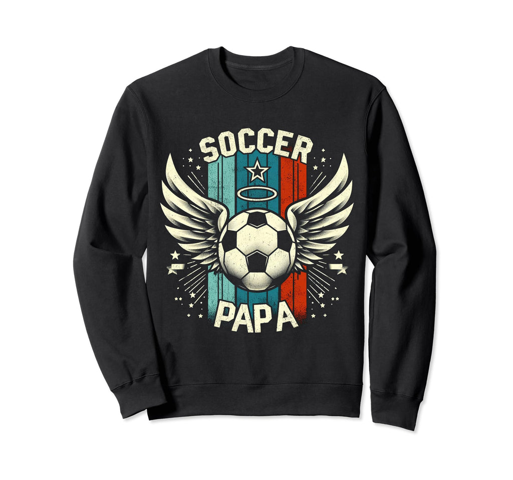 Soccer Papa Family Matching Dad Sweatshirt - Fun Novelty Design Unisex - T-Shirt, Sweatshirt, Hoodie