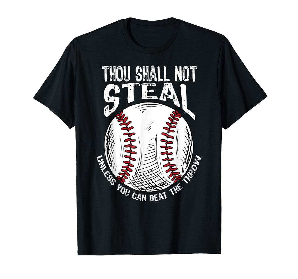 Thou Shall Not Steal Unless You Can T-Shirt - Minimalist Print for Adults - T-Shirt, Sweatshirt, Hoodie