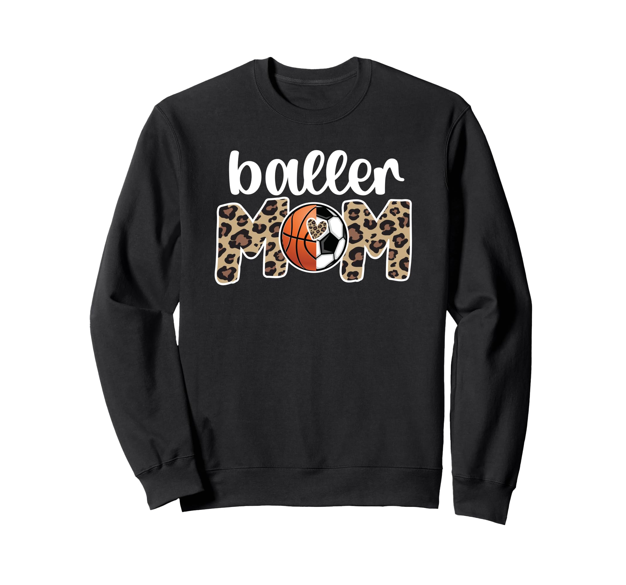 Baller Mom Proud Basketball Sweatshirt - Minimalist Print for Adults - T-Shirt, Sweatshirt, Hoodie