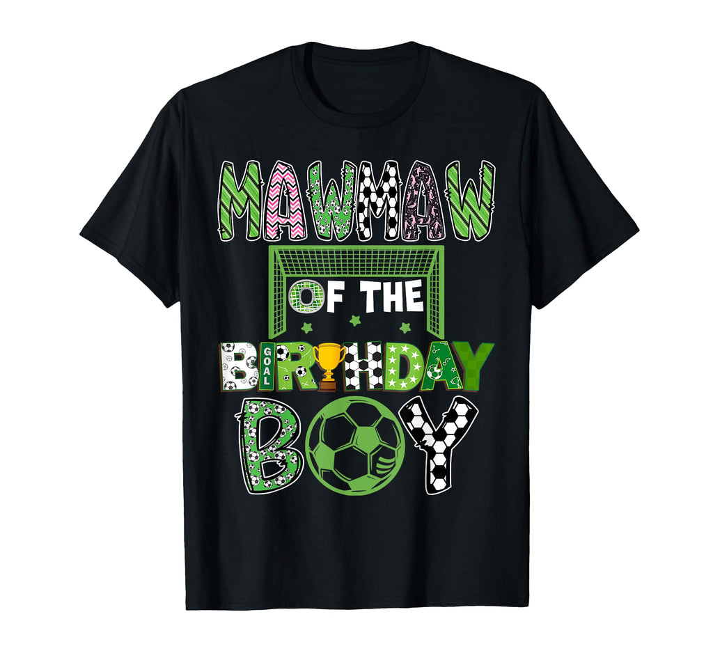Mawmaw Birthday Soccer Player Birthday T-Shirt - Custom Art Print Unisex - T-Shirt, Sweatshirt, Hoodie