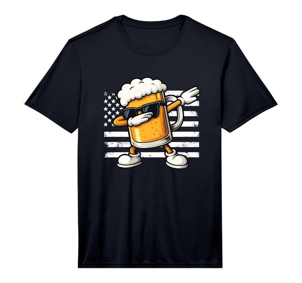 Mens Dabbing Beer American Drinking T-Shirt - Casual Everyday Wear Unisex - T-Shirt, Sweatshirt, Hoodie