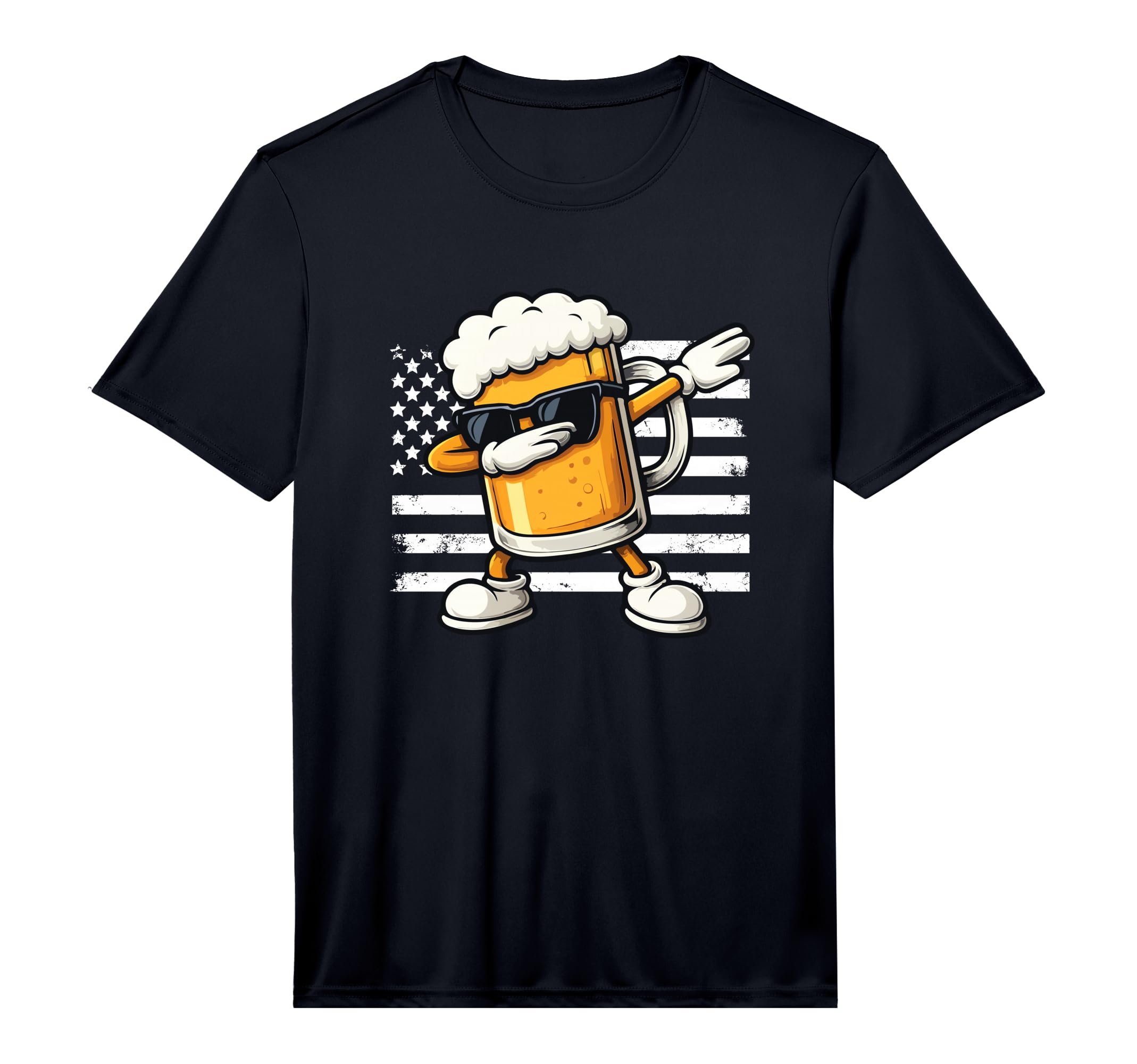 Mens Dabbing Beer American Drinking T-Shirt - Casual Everyday Wear Unisex - T-Shirt, Sweatshirt, Hoodie