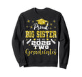 Proud Big Sister Two 2026 Sweatshirt - Novelty Apparel for Adults - T-Shirt, Sweatshirt, Hoodie