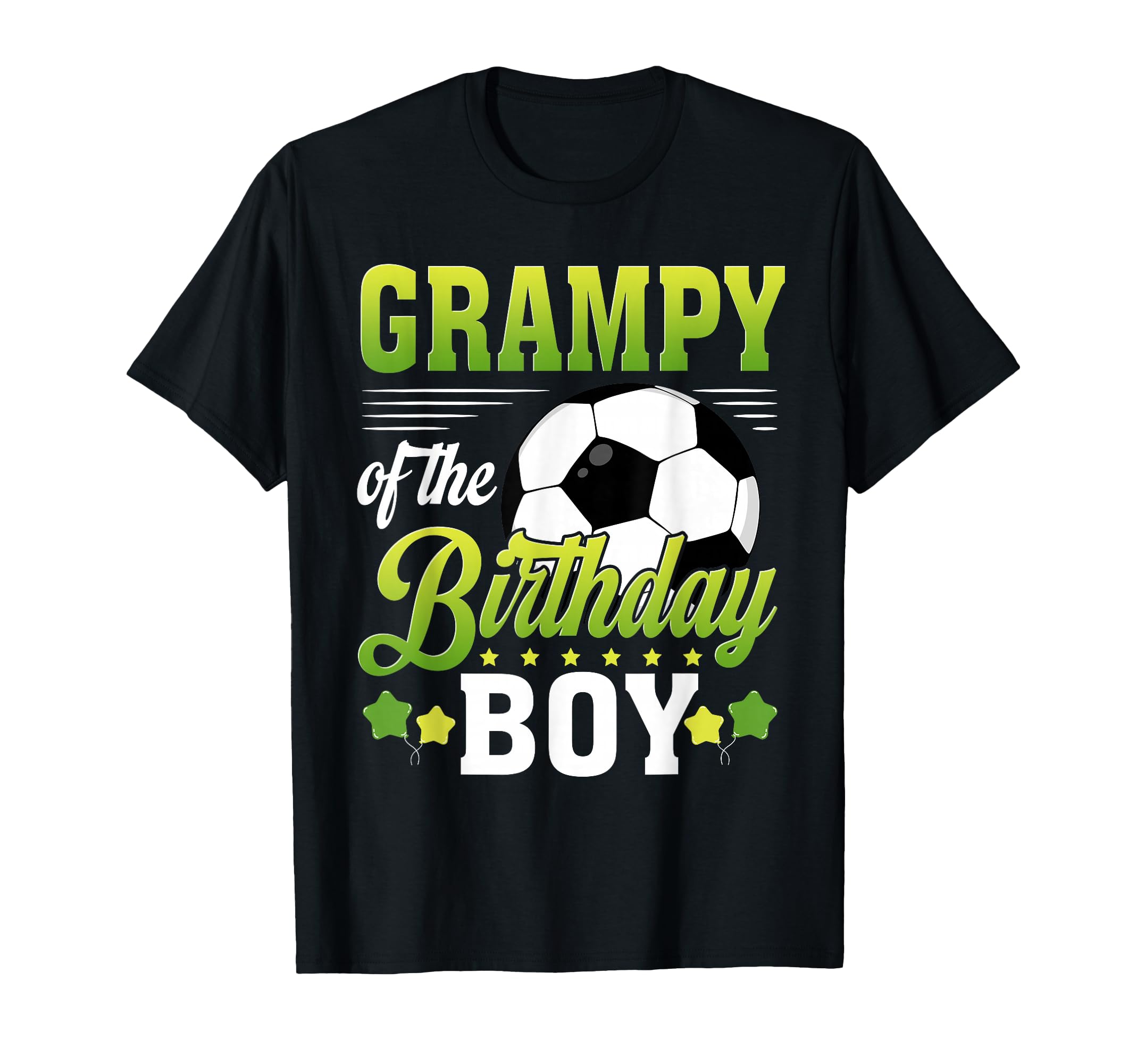 Grampy Birthday Soccer Player Bday T-Shirt - Aesthetic Graphic Men Women - T-Shirt, Sweatshirt, Hoodie